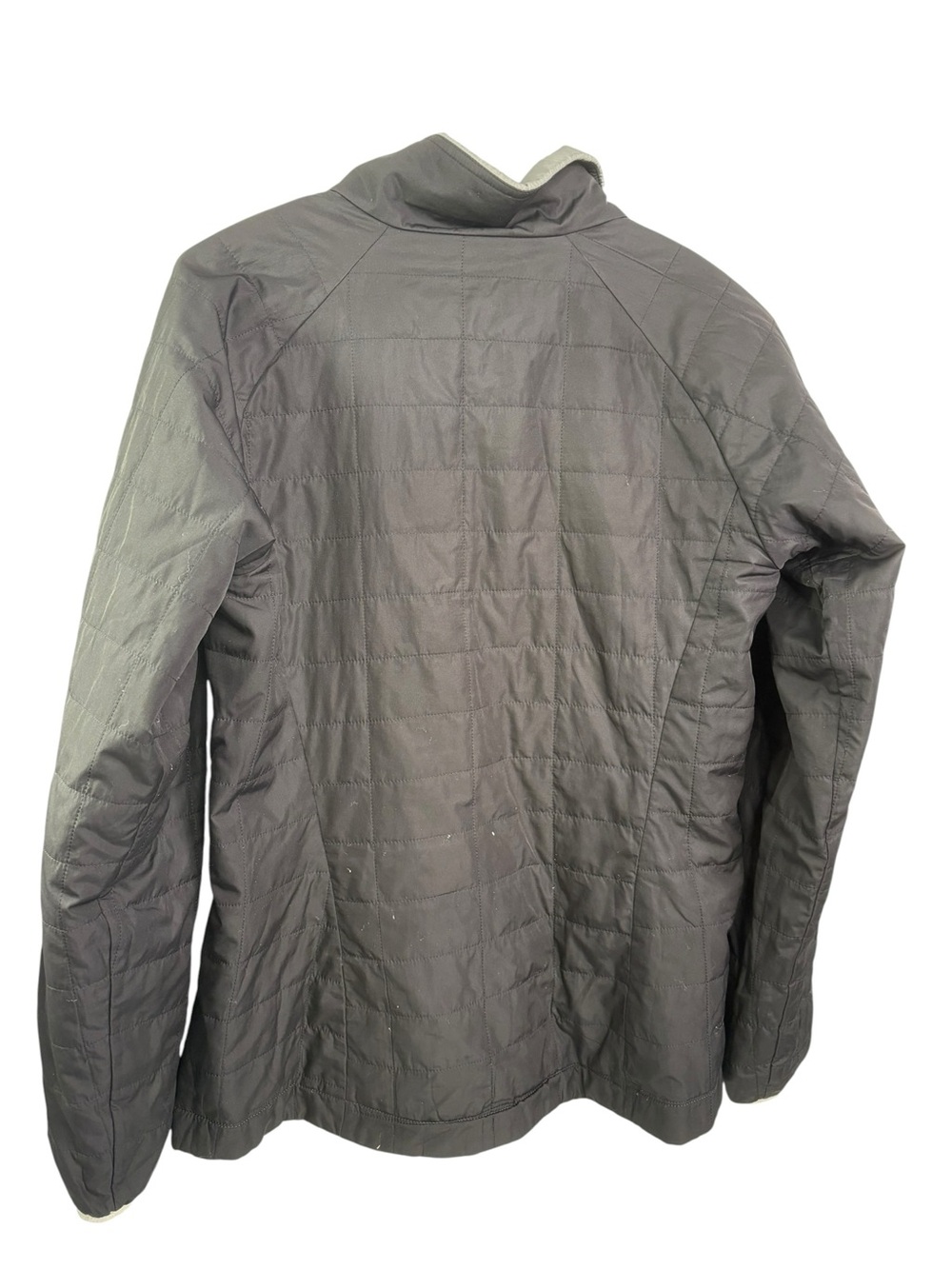 Patagonia Women's Lightweight reversible Quilted Jacket Charcoal Gray and Black - Picture 2 of 7